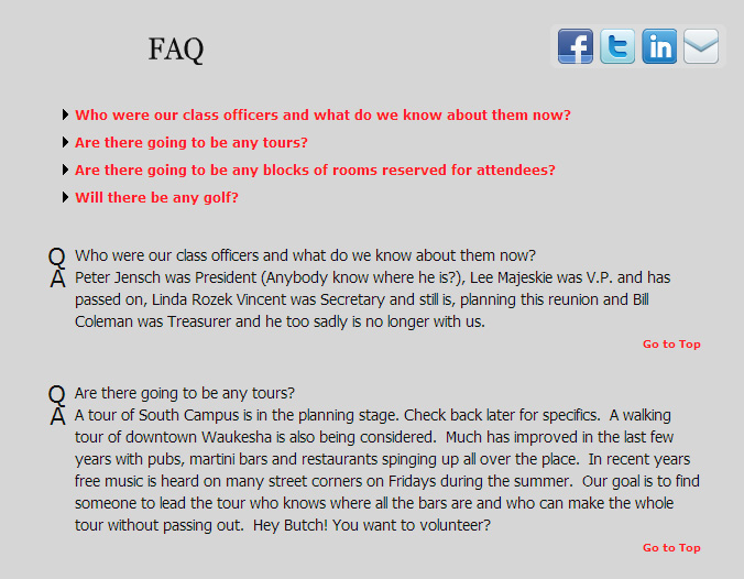 Mitzvah Website FAQ
